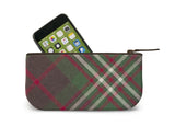 Scott Tartan Mini Clutch Open View