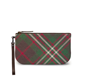 Scott Tartan Plaid Small Clutch Front View