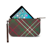 Scott Tartan Plaid Small Clutch Open View