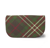 Scott Tartan Suede Clutch Bag Front View