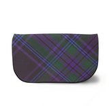 Spirit of Scotland Tartan Suede Clutch Bag Front View