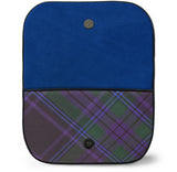 Spirit of Scotland Tartan Suede Clutch Bag Open View